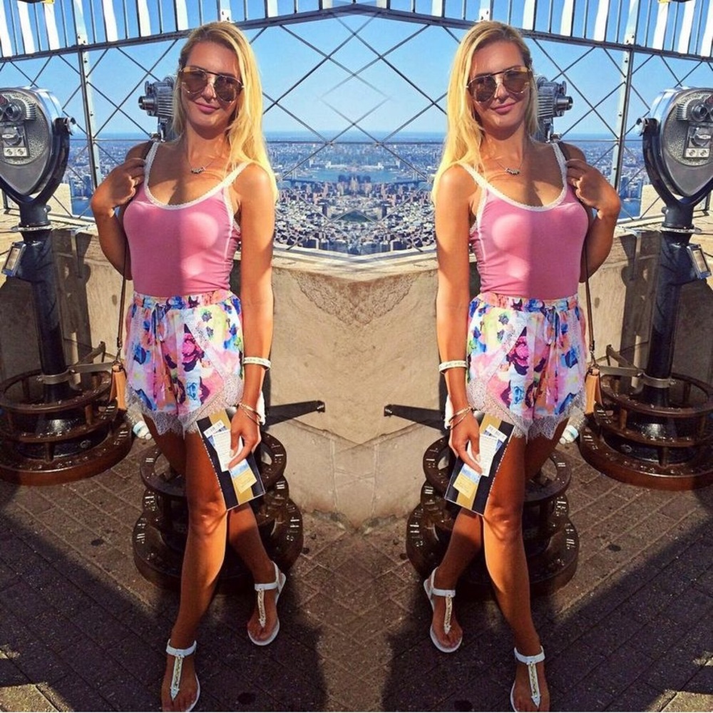 💐 ONE WAY BOHO COLORFUL LACE TRIM HIGH WAIST SHORTS!
